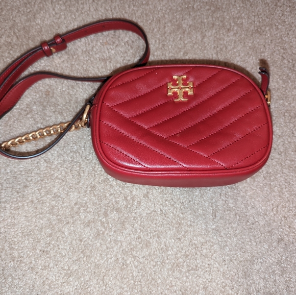 Tory Burch Kira Chevron Leather Camera Bag